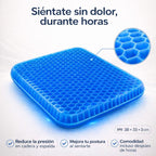 OrtoGel™ – Cojín Ergonómico que Alivia la Presión al Sentarte