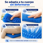 OrtoGel™ – Cojín Ergonómico que Alivia la Presión al Sentarte