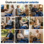 OrtoGel™ – Cojín Ergonómico que Alivia la Presión al Sentarte