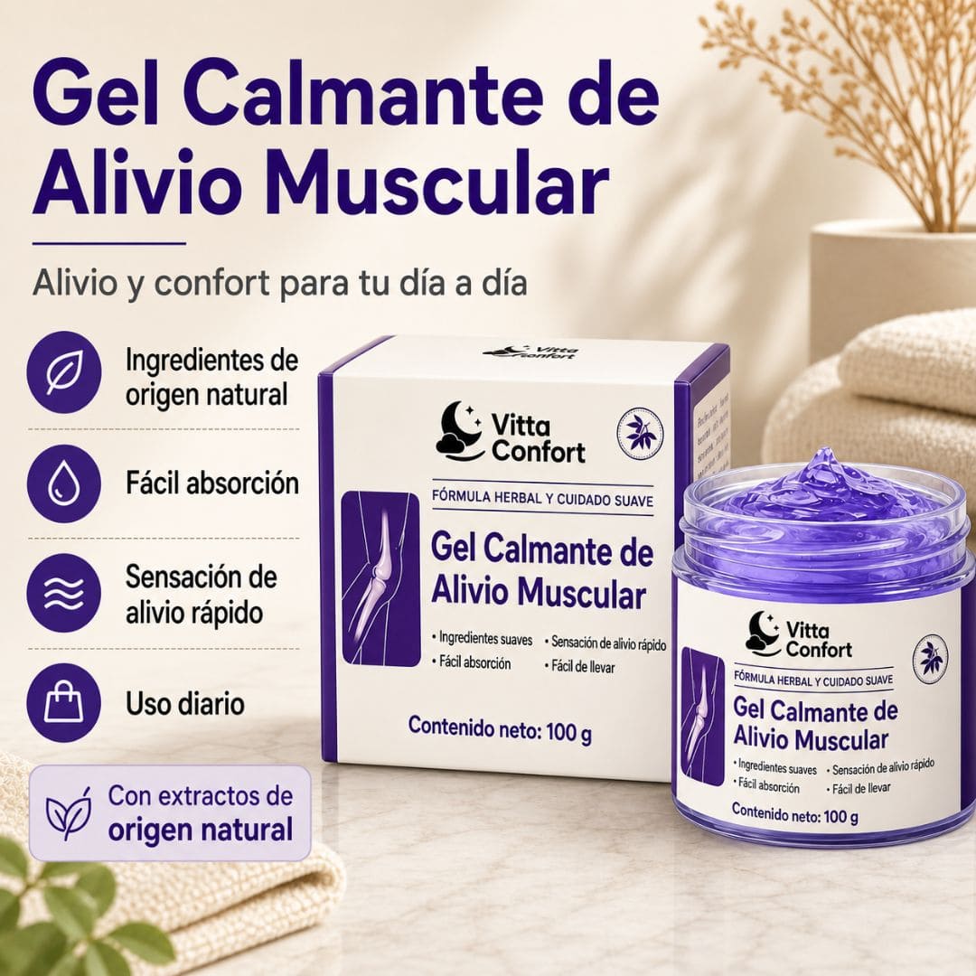 Gel Calmante de Alivio Muscular