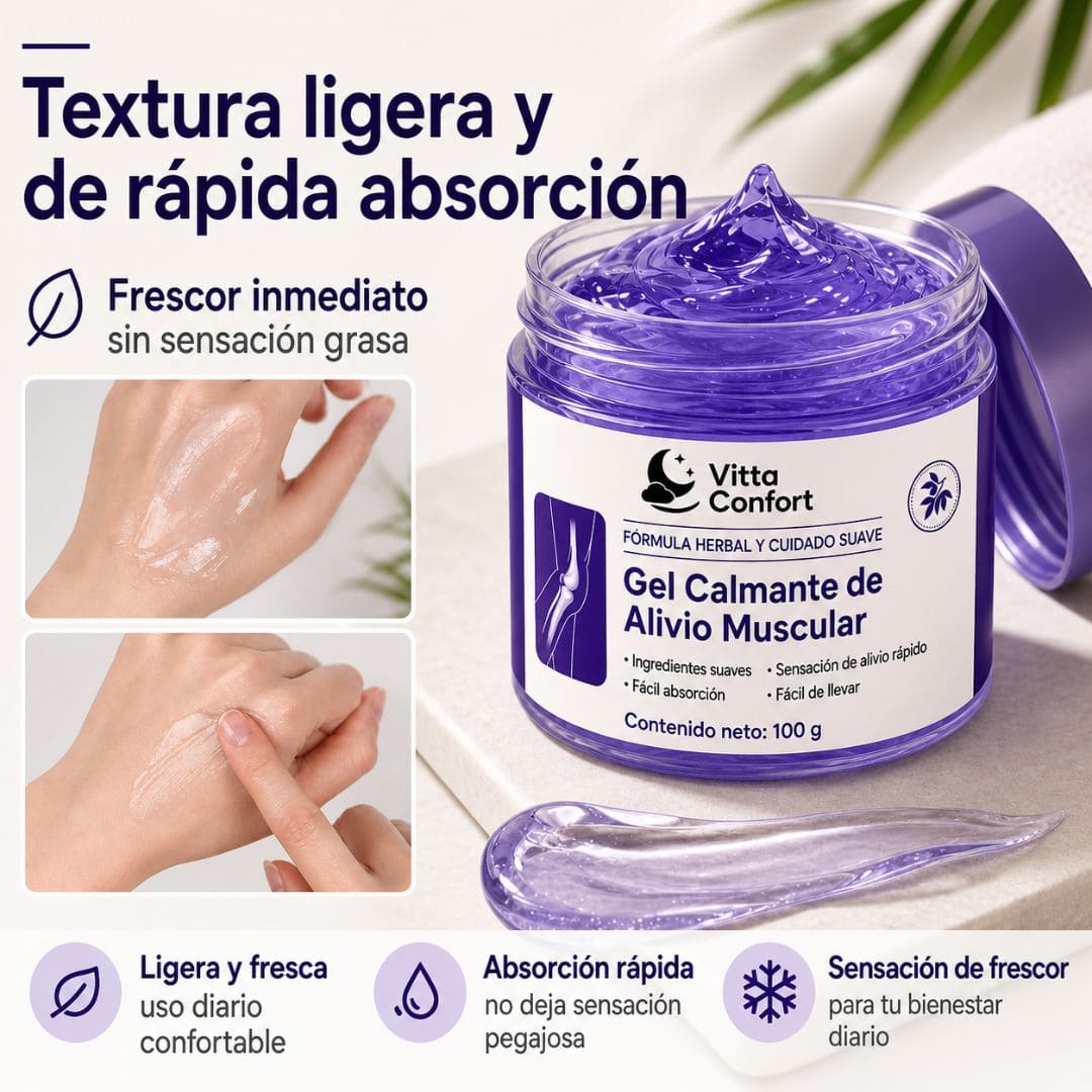 Gel Calmante de Alivio Muscular