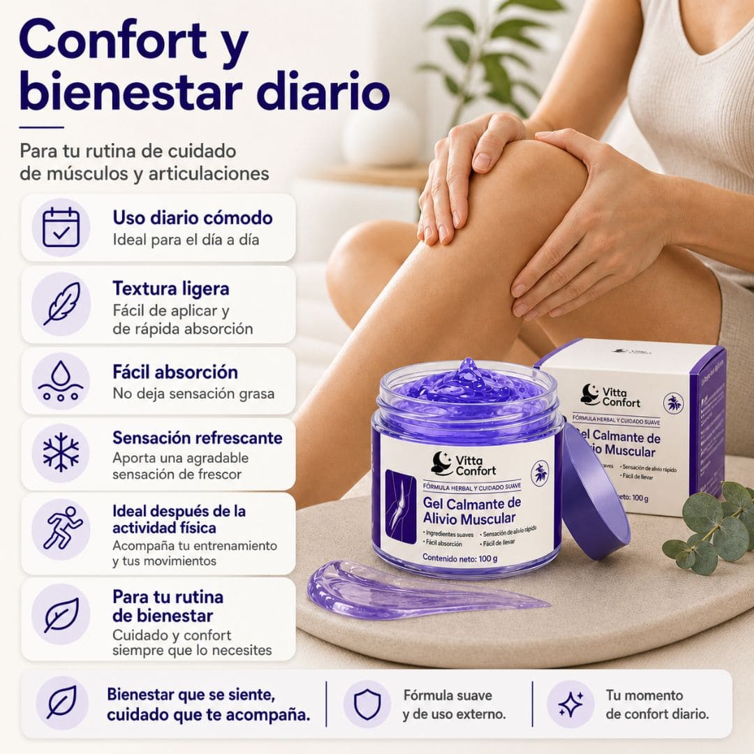 Gel Calmante de Alivio Muscular