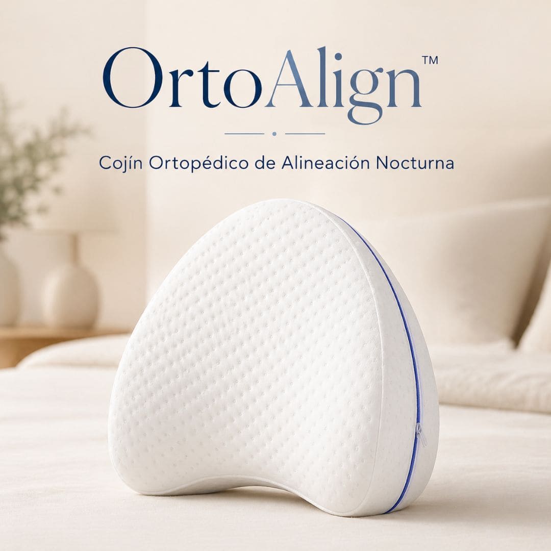 OrtoAlign™ – Cojín Ortopédico de Alineación Nocturna