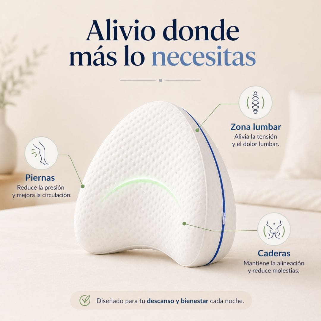 OrtoAlign™ – Cojín Ortopédico de Alineación Nocturna