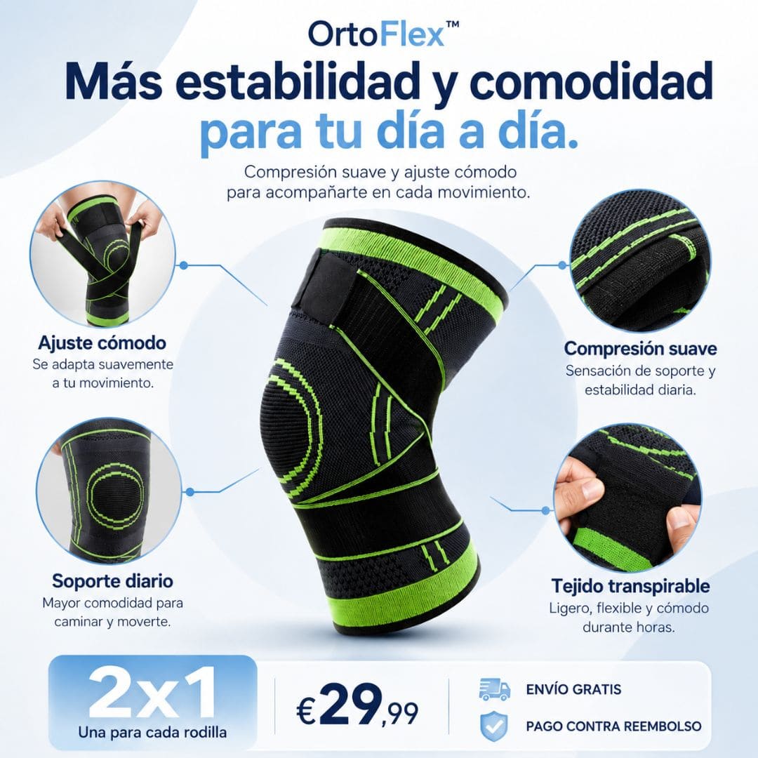 OrtoFlex™ 2x1 – Más estabilidad y comodidad en cada paso.